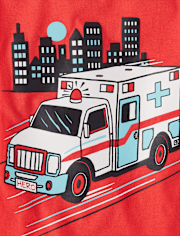 Baby And Toddler Boys Rescue Vehicle Graphic Tee 3-Pack