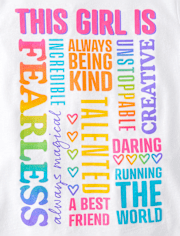 Girls Positivity Graphic Tee 2-Pack
