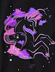 Girls Unicorn Graphic Tee