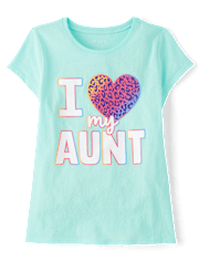 Girls Love My Aunt Graphic Tee