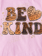 Baby And Toddler Girls Be Kind Graphic Tee