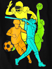 T-shirt graphique de sport pour garçon
