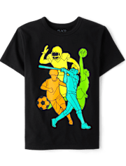 T-shirt graphique de sport pour garçon