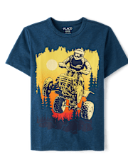 Boys Quad Bike Graphic Tee