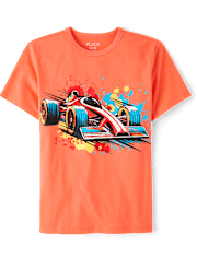 Boys Racecar Graphic Tee