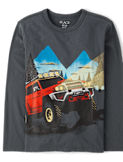 Boys Monster Truck Graphic Tee