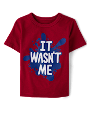 Baby And Toddler Boys Wasn't Me Graphic Tee