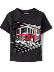 bébé et tout-petit, garçon Fire Truck T-shirt imprimé