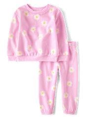 tout-petit, fille Ensemble 2 pièces Daisy molleton