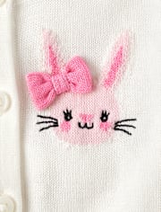 Gilet lapin pour petites filles