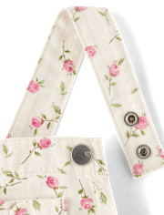 Ensemble jupe fleurie 2 pièces pour petite fille