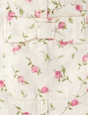 Ensemble jupe fleurie 2 pièces pour petite fille