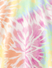 Toddler Girls Rainbow Tie Dye Skort 2-Pack