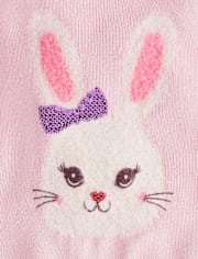Toddler Girls Bunny Sweater