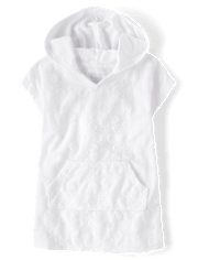 Baby And Toddler Girls Floral Terry Swim Cover-Up