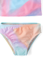 tout-petit, fille arc-en-ciel Maillot de bain 3 pièces marbre