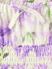 Baby And Toddler Girls Mommy And Me Floral Chiffon Ruffle Dress