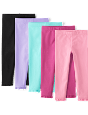 tout-petit, fille Leggings à volants 5-Pack