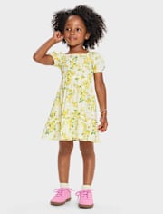 tout-petit, fille Maman et moi Floral Ruffle Robes