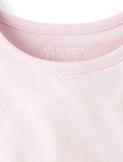 Toddler Girls Rainbow Foil Star Flutter Top