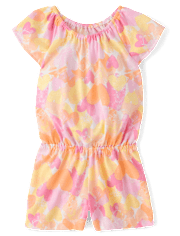 Baby And Toddler Girls Heart Flutter Romper