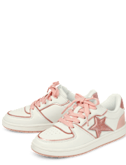 Girls Star Colorblock Low Top Sneakers