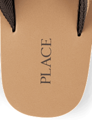 Tongs rayées pour enfants