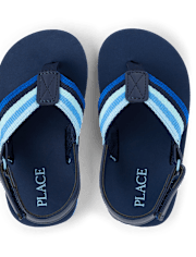 Toddler Striped Flip Flops