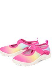 Toddler Girls Rainbow Ombre Water Shoes