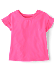 Toddler Girls Quick Dry Flutter Top