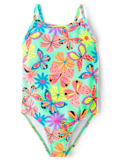 Maillot de bain une pièce Fille Imprimé dos croisé