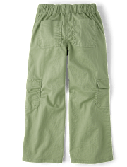 Pantalon cargo à jambes larges pour filles
