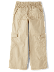 Pantalon cargo à jambe large pour fille