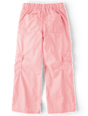Pantalon cargo à jambes larges pour filles