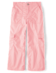 Pantalon cargo à jambes larges pour filles
