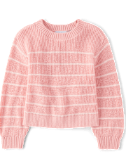 Girls Striped Sweater