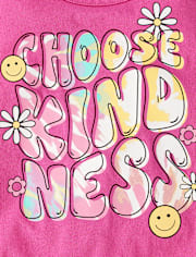 Girls Choose Kindness Fringe Tank Top