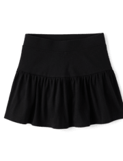 Jupe-short à volants pour filles
