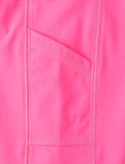 Girls Quick Dry High Rise Bike Shorts