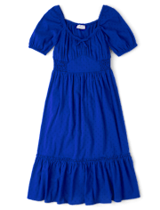 Womens Mommy And Me Tiered Dress