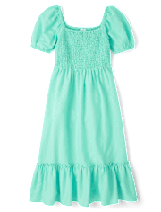 Womens Mommy And Me Smocked Tiered Dress