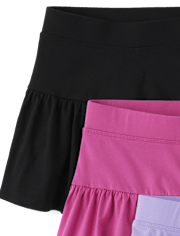 Girls Tiered Skort 5-Pack