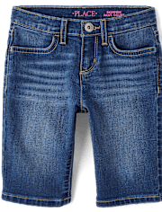 Girls Denim Skimmer Shorts