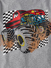 Boys Vehicle Graphic Tee