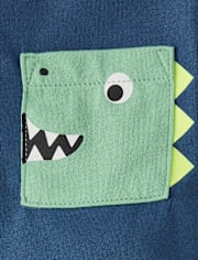 Baby And Toddler Boys Dino 2-Piece Outfit Set