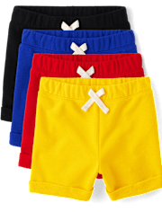 Baby And Toddler Boys Roll Cuff French Terry Shorts