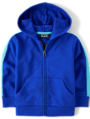 Baby And Toddler Boys French Terry Zip Up Hoodie