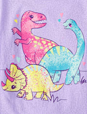 Baby And Toddler Girls Animal Graphic Tee 4-Pack