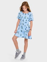 Girls Mommy And Me Floral Smocked Ruffle Dress