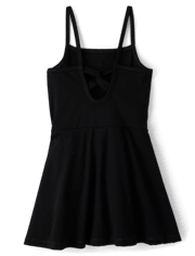 Girls Quick Dry Cross Back Tennis Dress